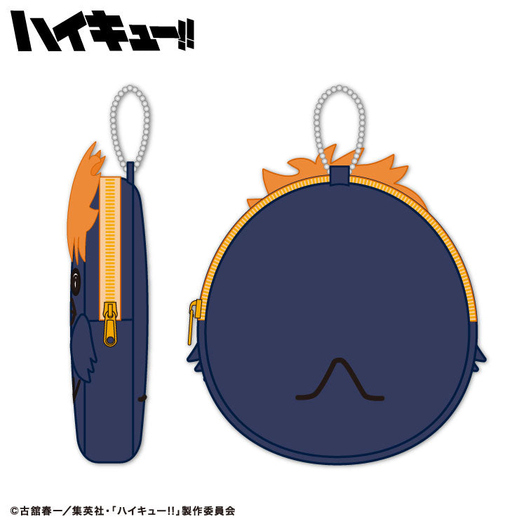 ハイキューリール付きぽーち 烏野高校排球部 マルチポーチ [ハイキュー!!] | キャラクター公式