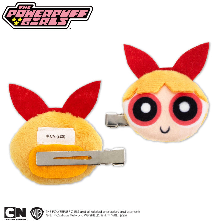 パワーパフ ガールズ コラボ ぬいぐるみ前髪クリップ