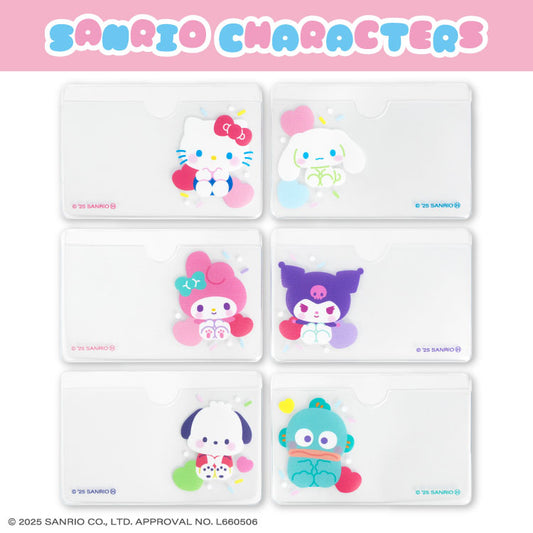 サンリオキャラクターズ ぷにきゅきゅデザイン 顔隠し学生証ケース2P