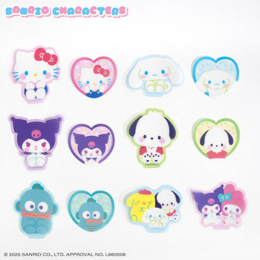 【予約販売】サンリオキャラクターズ ぷにきゅきゅデザイン フレークステッカー