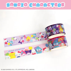 サンリオキャラクターズ ぷにきゅきゅデザイン クリアロールテープ2P