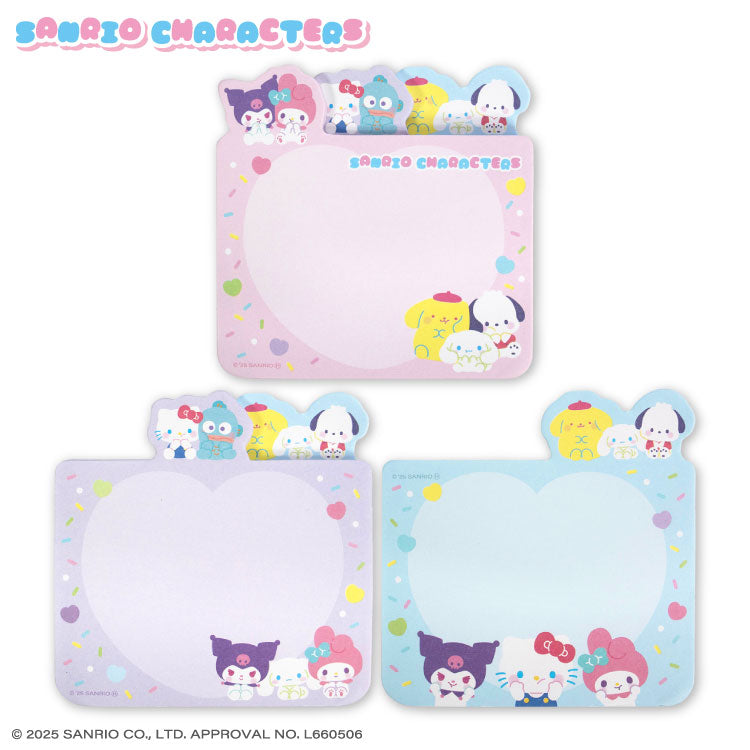 サンリオキャラクターズ ぷにきゅきゅデザイン ダイカットメモ