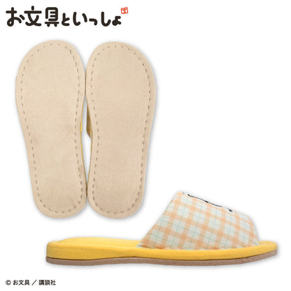 お文具といっしょ コラボ ルームシューズ