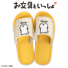 お文具といっしょ コラボ ルームシューズ