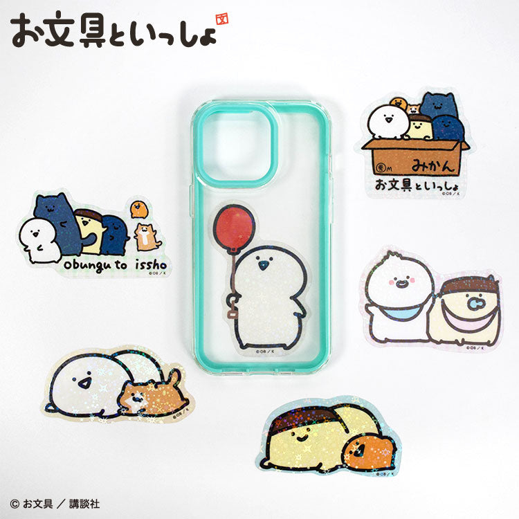 お文具といっしょ コラボ ランダムステッカー(クリア)