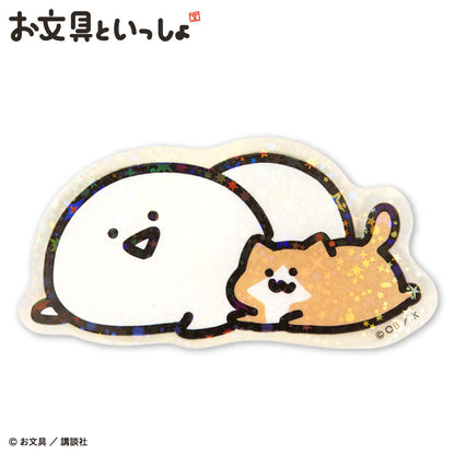 お文具といっしょ コラボ ランダムステッカー(クリア)