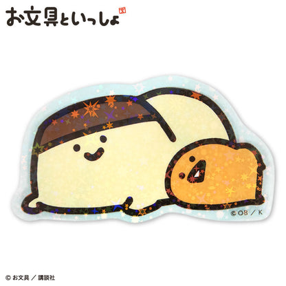 お文具といっしょ コラボ ランダムステッカー(クリア)