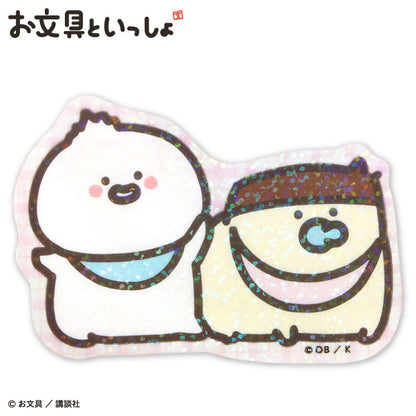お文具といっしょ コラボ ランダムステッカー(クリア)
