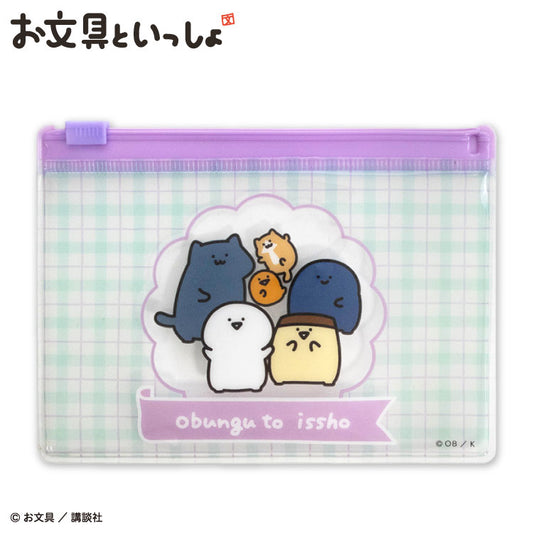 お文具といっしょ コラボ フレークステッカー