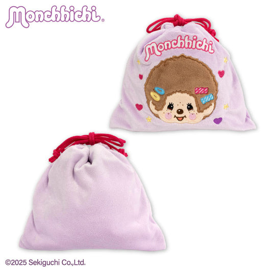 モンチッチ コラボ ふわふわ巾着
