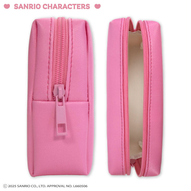 サンリオキャラクターズ シンプルかわいい 窓付きポーチ