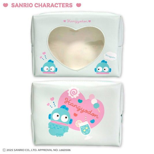 【予約販売】サンリオキャラクターズ シンプルかわいい 窓付きポーチ
