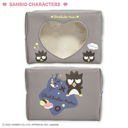 サンリオキャラクターズ シンプルかわいい 窓付きポーチ