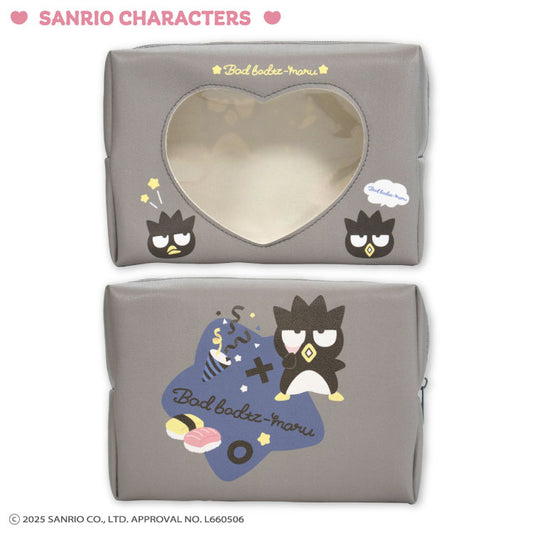 【予約販売】サンリオキャラクターズ シンプルかわいい 窓付きポーチ