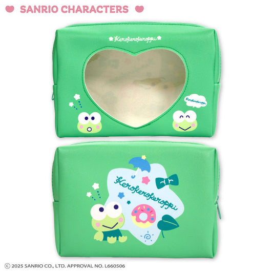 【予約販売】サンリオキャラクターズ シンプルかわいい 窓付きポーチ
