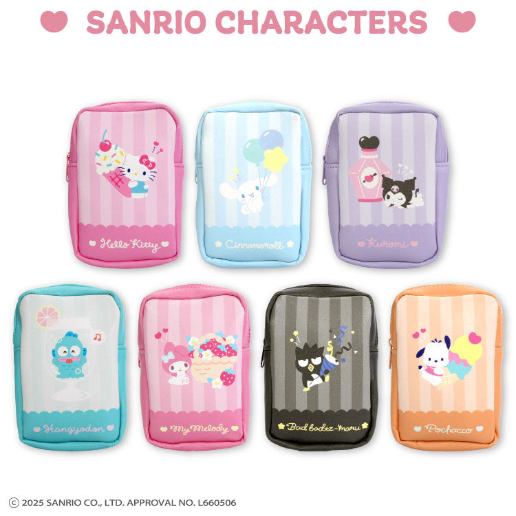 サンリオキャラクターズ シンプルかわいい リップポーチ