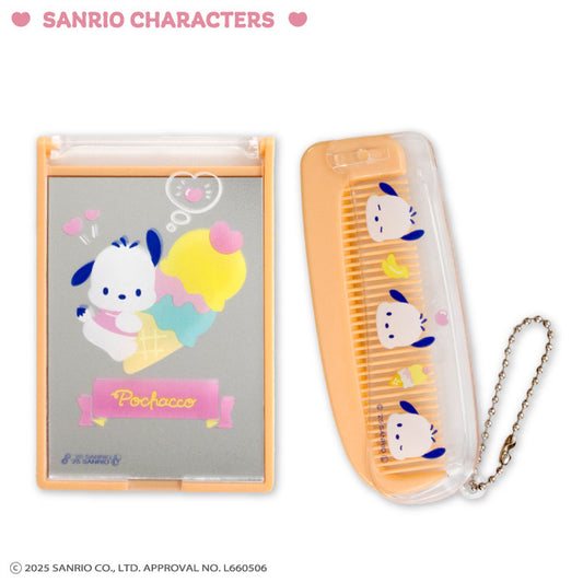 【予約販売】サンリオキャラクターズ シンプルかわいい ミラー＆コーム