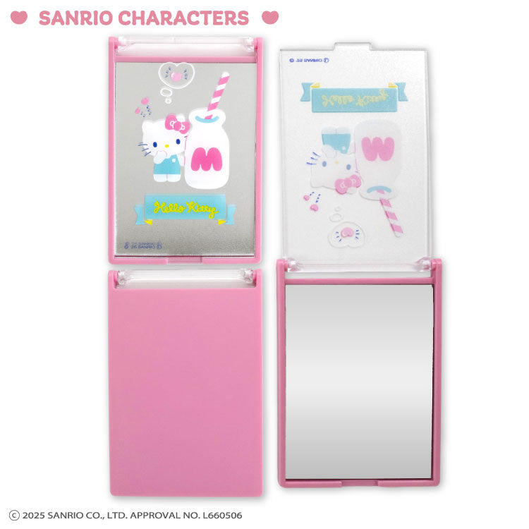サンリオキャラクターズ シンプルかわいい ミラー＆コーム