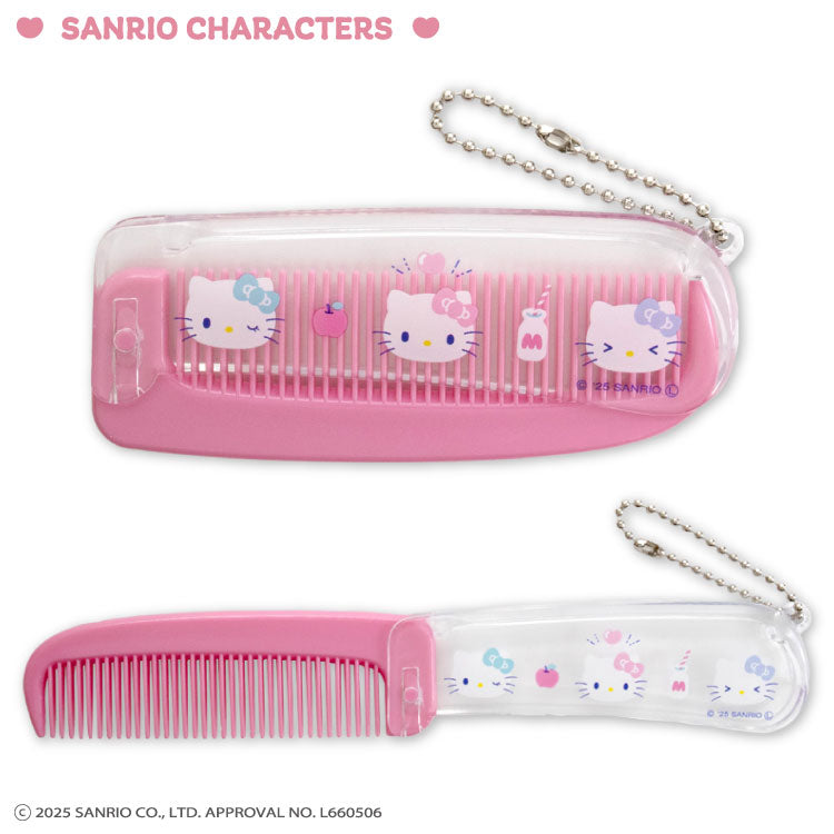 サンリオキャラクターズ シンプルかわいい ミラー＆コーム
