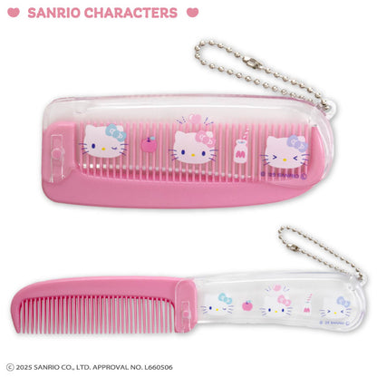 サンリオキャラクターズ シンプルかわいい ミラー＆コーム