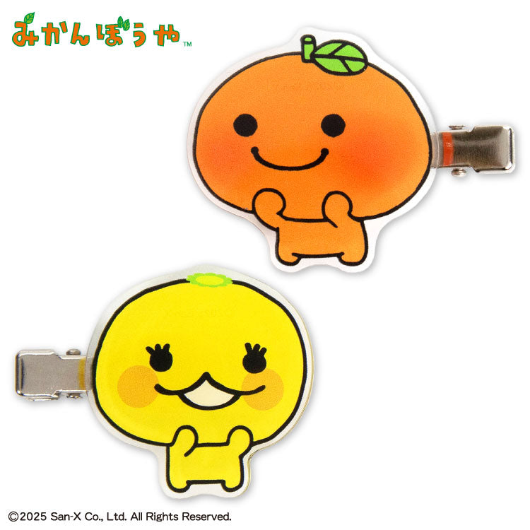 【予約販売】みかんぼうや コラボ アクリル前髪クリップ