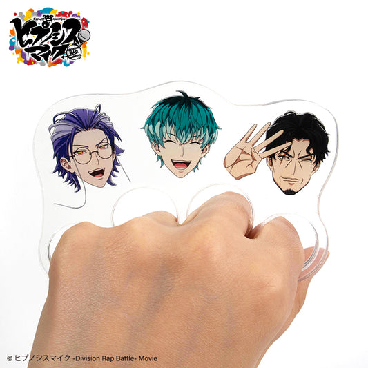 【4月再入荷分】ヒプノシスマイク コラボ 3連アクリルリング 第二弾
