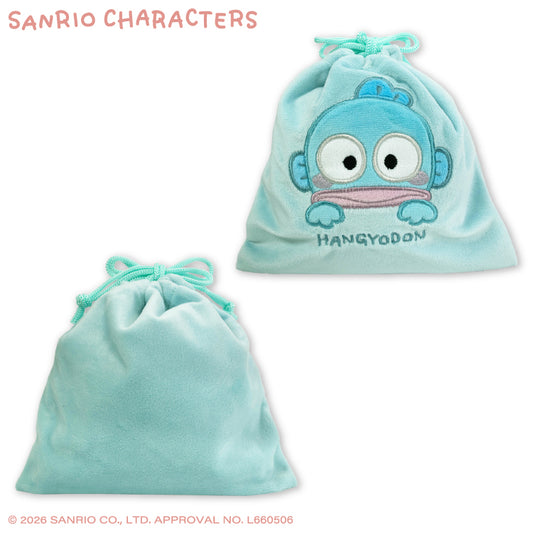 サンリオキャラクターズ ゆるっとシンプル ふわふわ巾着