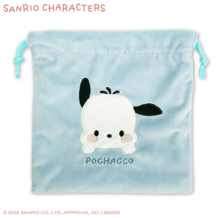 サンリオキャラクターズ ゆるっとシンプル ふわふわ巾着