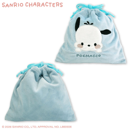 サンリオキャラクターズ ゆるっとシンプル ふわふわ巾着