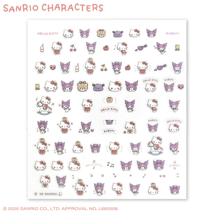 【予約販売】サンリオキャラクターズ ゆるっとシンプル ネイルパーツシール