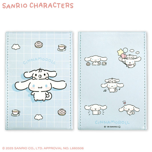 【予約販売】サンリオキャラクターズ ゆるっとシンプル 折り畳みミラー
