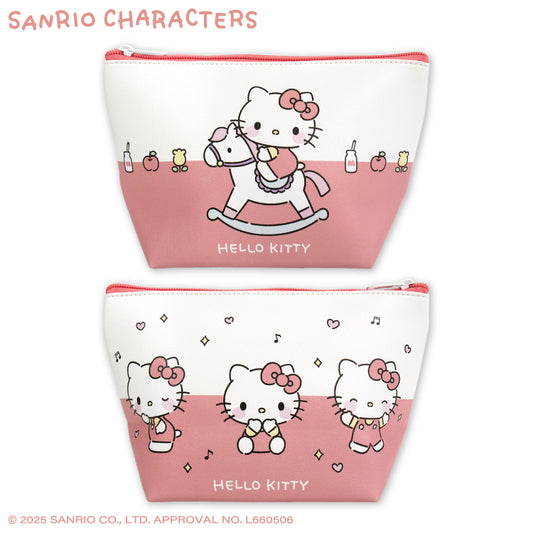 【予約販売】サンリオキャラクターズ ゆるっとシンプル 台形ポーチ