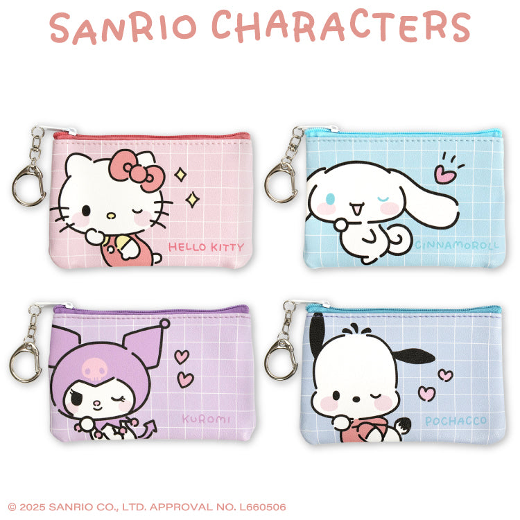 【予約販売】サンリオキャラクターズ ゆるっとシンプル ミニフラットポーチ