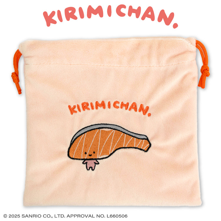 KIRIMIちゃん. ふわふわ巾着