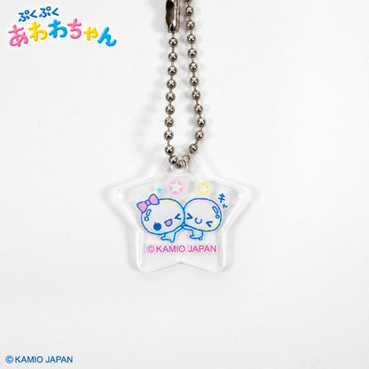 【予約販売】ぷくぷくあわわちゃん コラボ チャーム付きコンパクトミラー