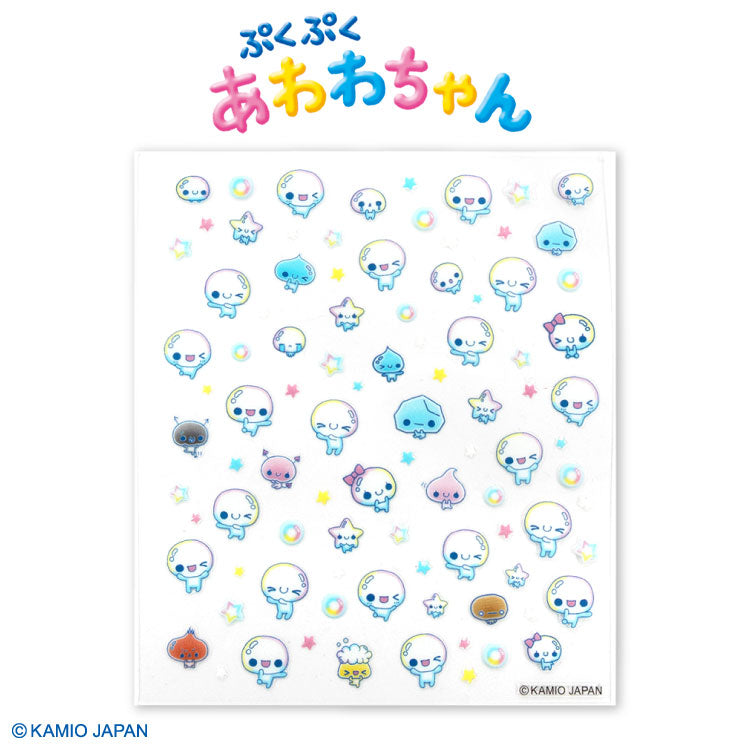 【予約販売】ぷくぷくあわわちゃん コラボ ネイルパーツシール