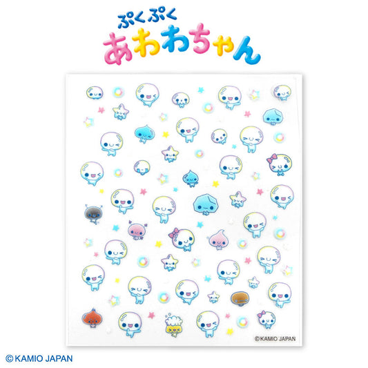 ぷくぷくあわわちゃん コラボ ネイルパーツシール