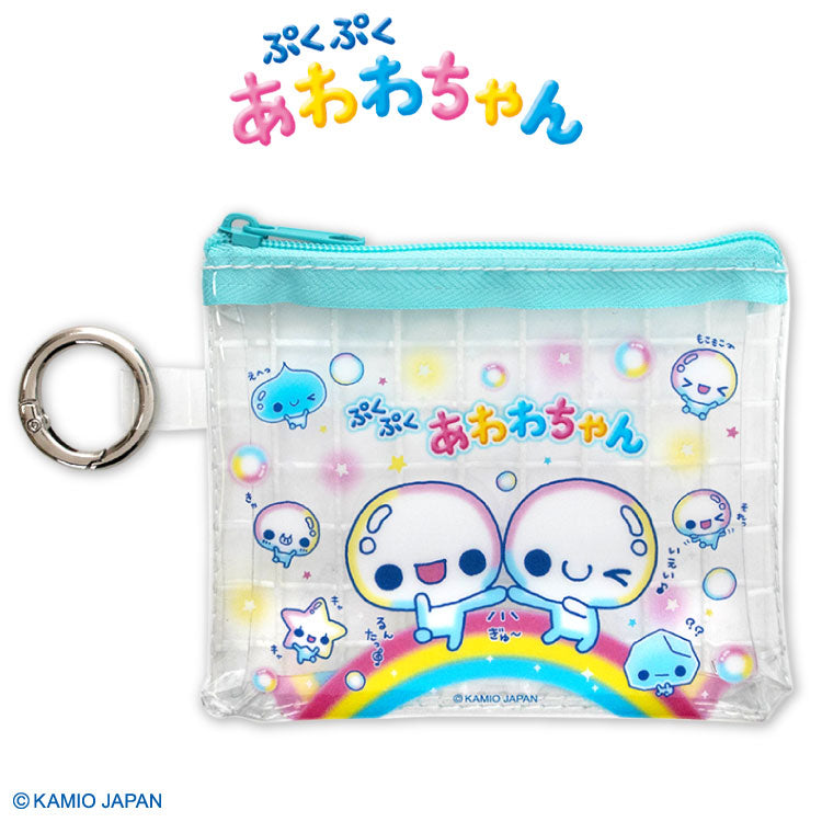 【予約販売】ぷくぷくあわわちゃん コラボ クリアメッシュポーチ