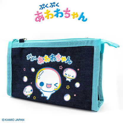 【予約販売】ぷくぷくあわわちゃん コラボ デニムポーチ