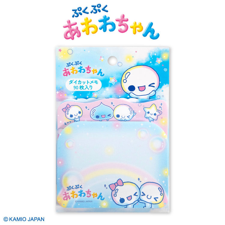 【予約販売】ぷくぷくあわわちゃん コラボ ダイカットメモ