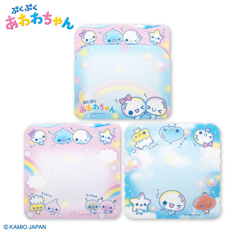【予約販売】ぷくぷくあわわちゃん コラボ ダイカットメモ