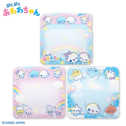 【予約販売】ぷくぷくあわわちゃん コラボ ダイカットメモ