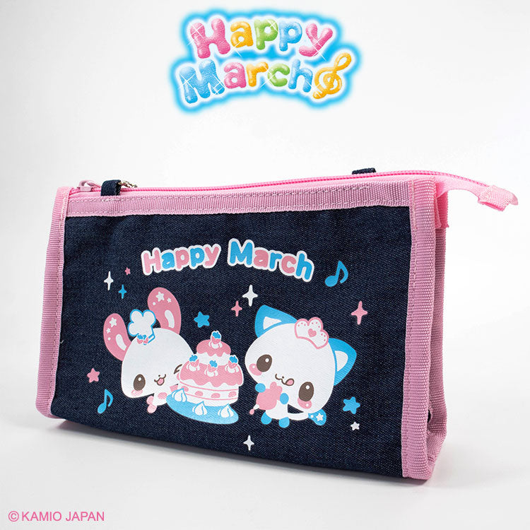 【予約販売】ハッピーマーチ コラボ デニムポーチ