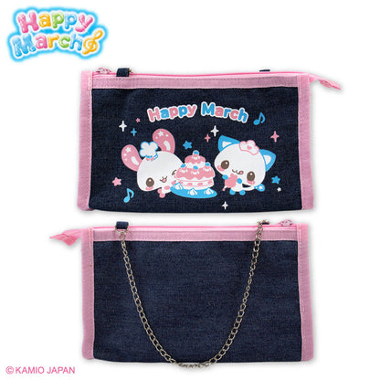 【予約販売】ハッピーマーチ コラボ デニムポーチ