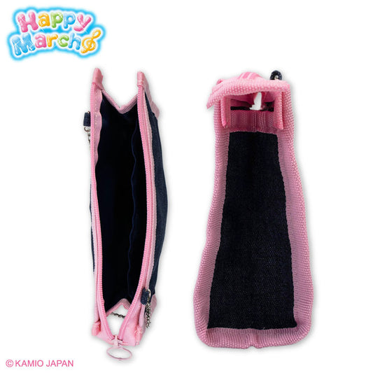 ハッピーマーチ コラボ デニムポーチ