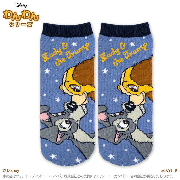 【予約販売】ディズニーわんわん アンクルソックス