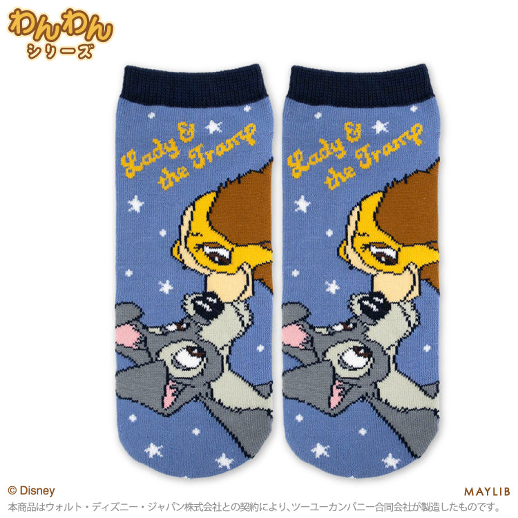 【予約販売】ディズニーわんわん アンクルソックス