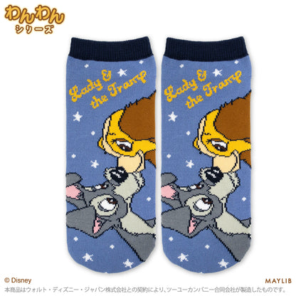 【予約販売】ディズニーわんわん アンクルソックス