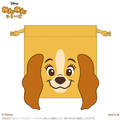 【予約販売】ディズニーわんわん ふわふわ巾着