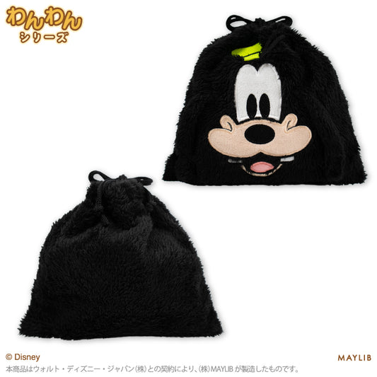 【予約販売】ディズニーわんわん ふわふわ巾着